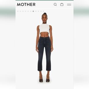 Nwt MOTHER The Hustler Ankle Fray sz.30